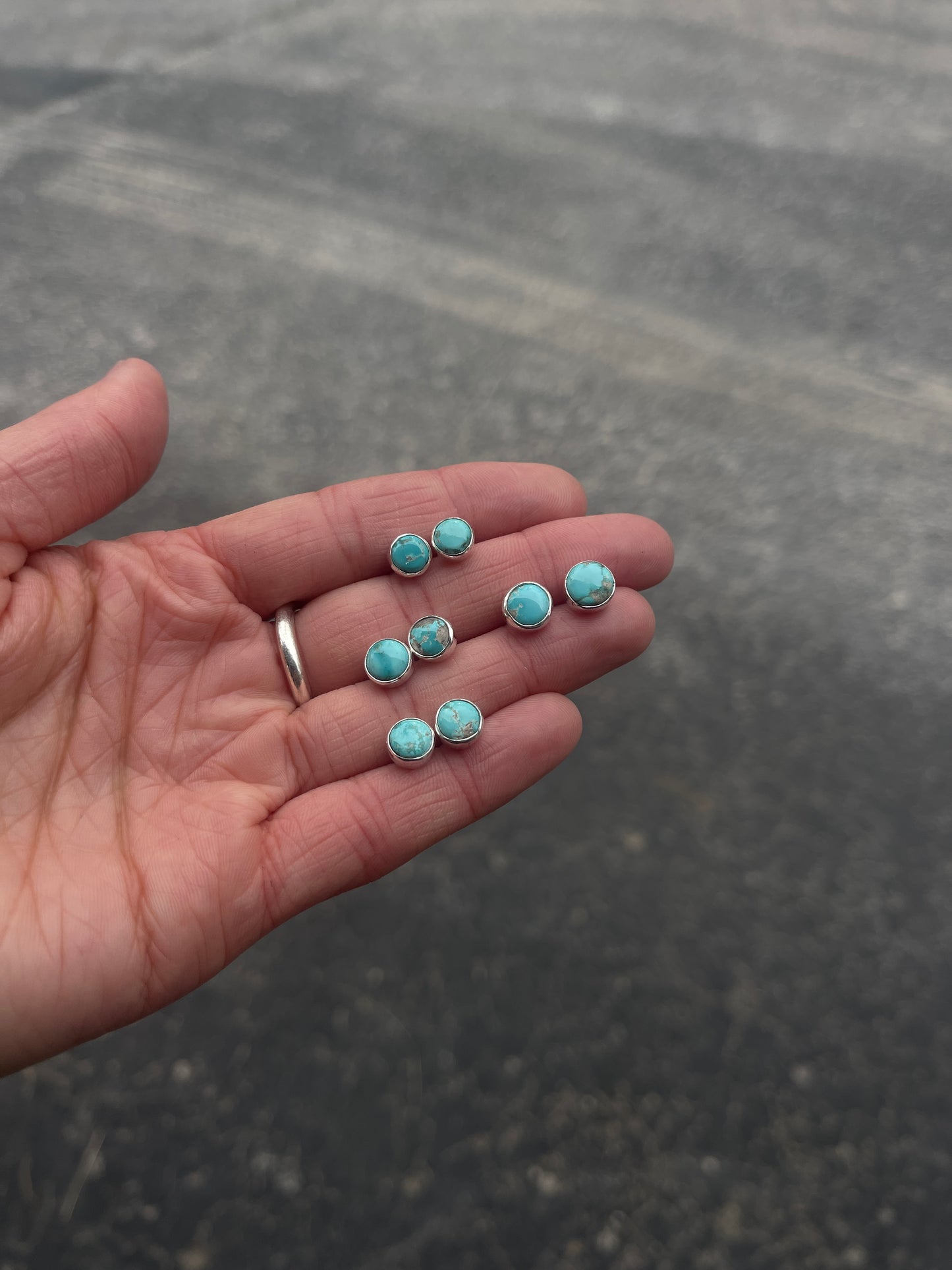 Fox Turquoise Studs