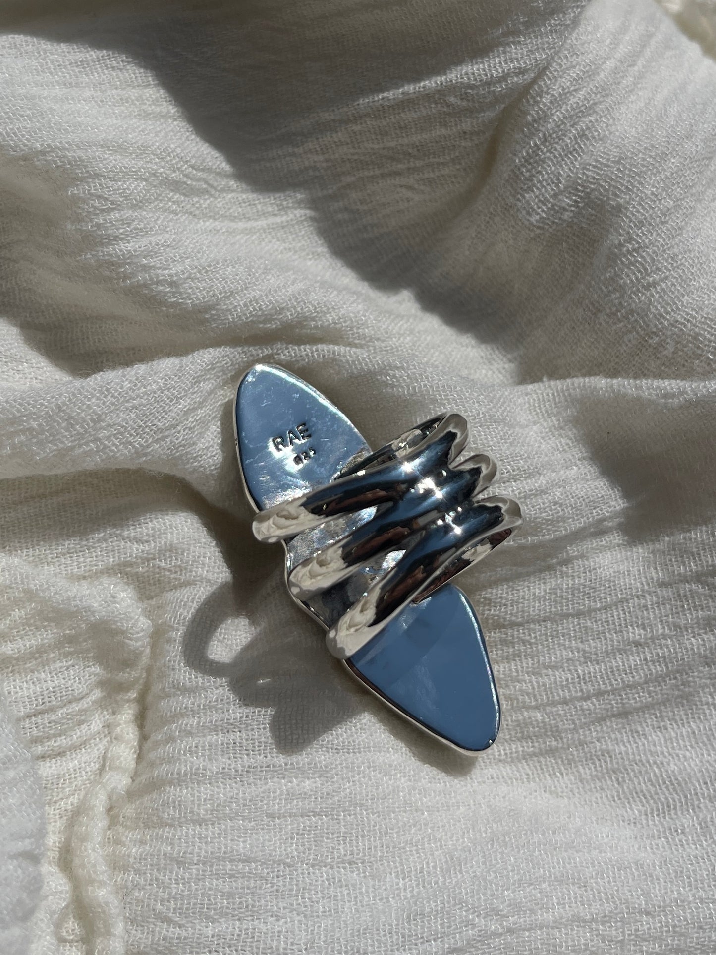 3 Stone Nacozari Turquoise Ring | Size 8.5