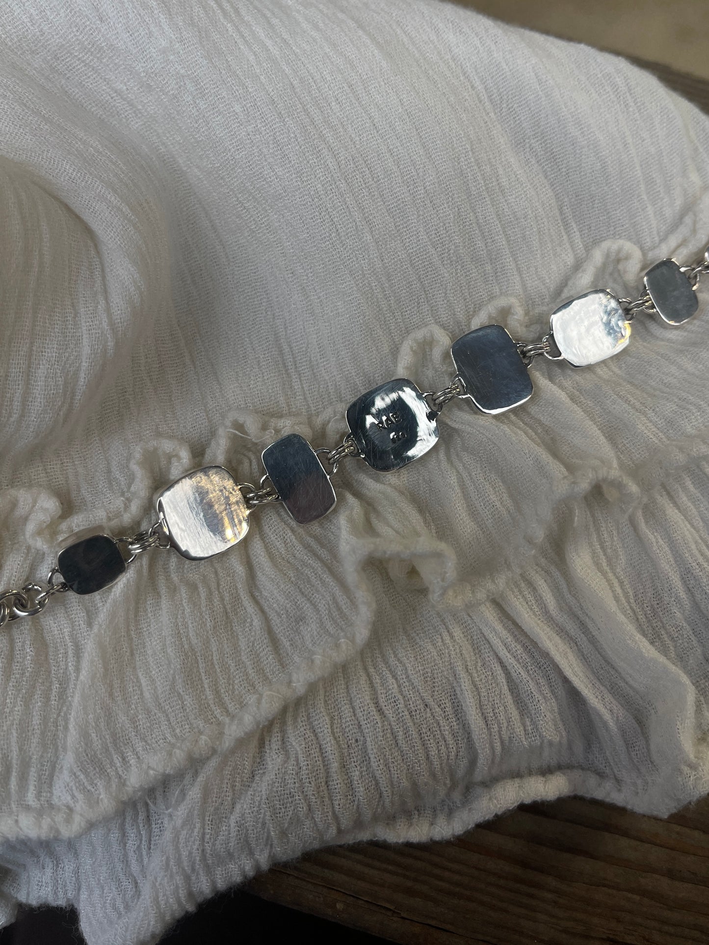 7 Stone White Buffalo Bracelet