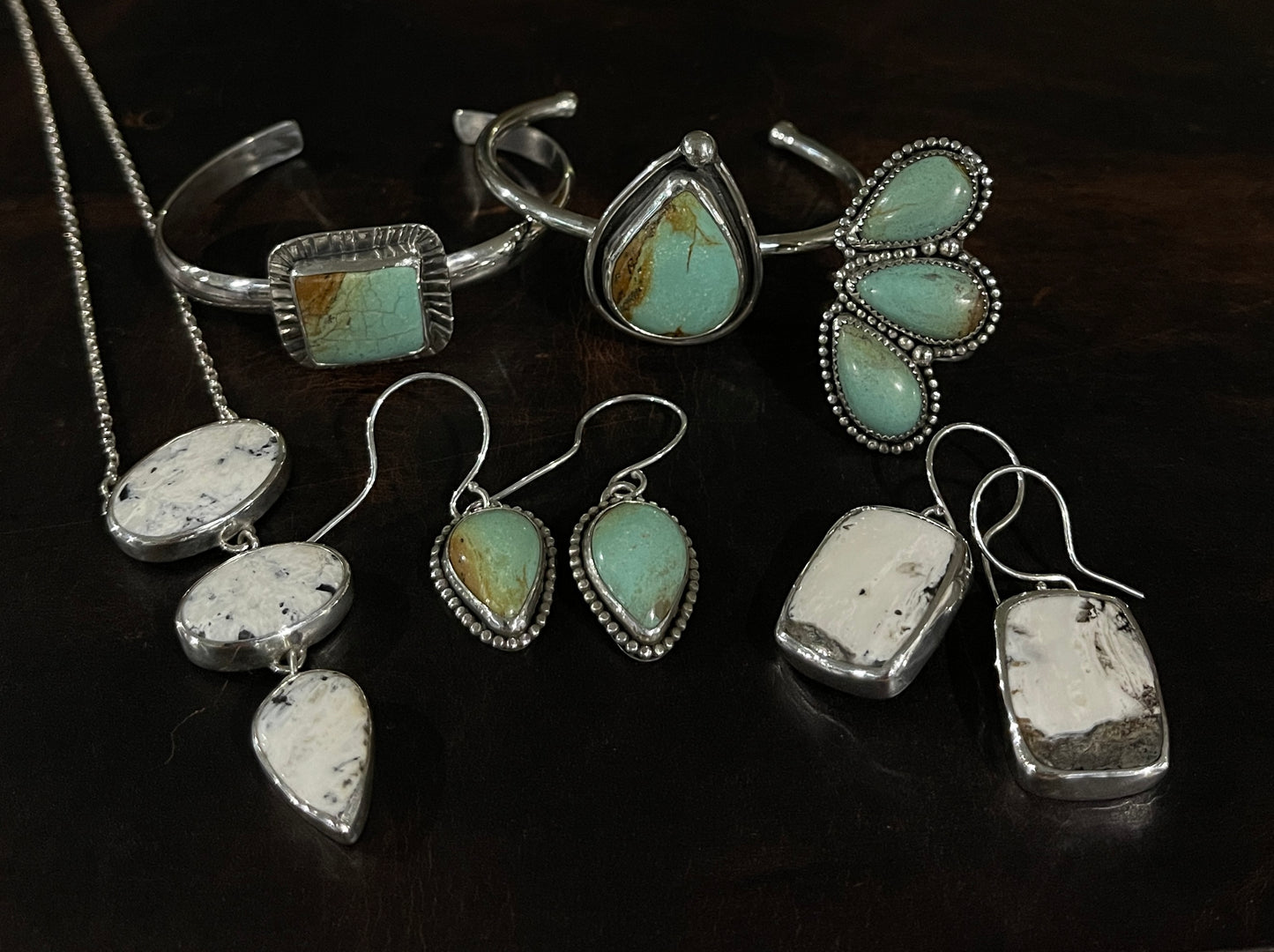 White Buffalo 3 Tier Necklace