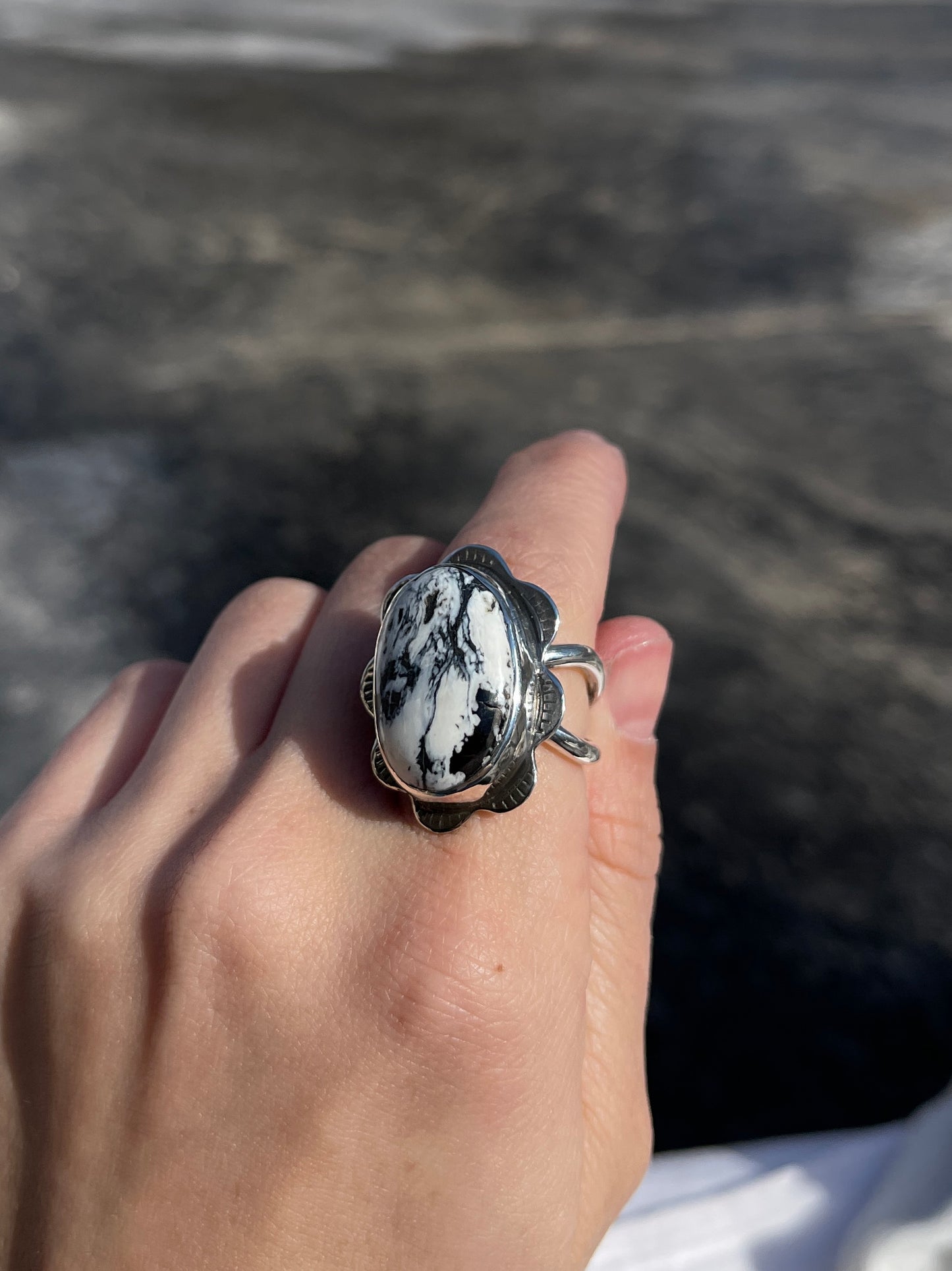 White Buffalo Ring | Size 7 |