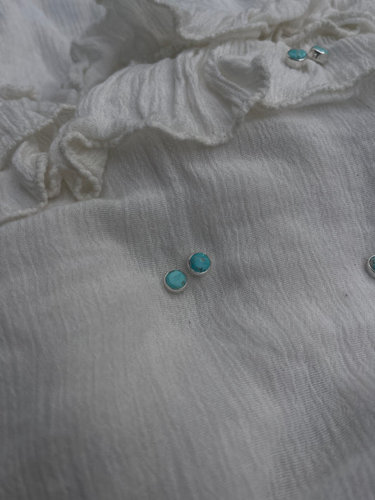 Fox Turquoise Studs