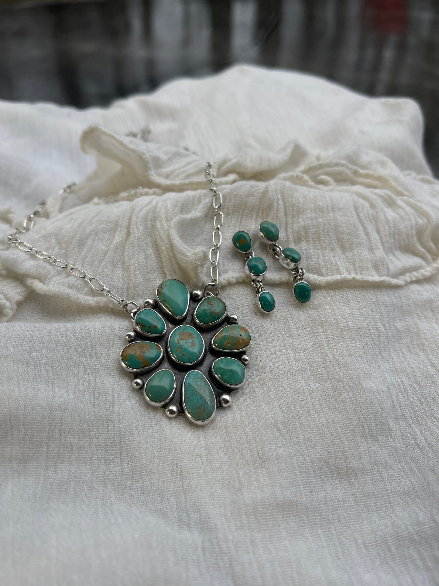 Sonoran Turquoise Drop Earrings