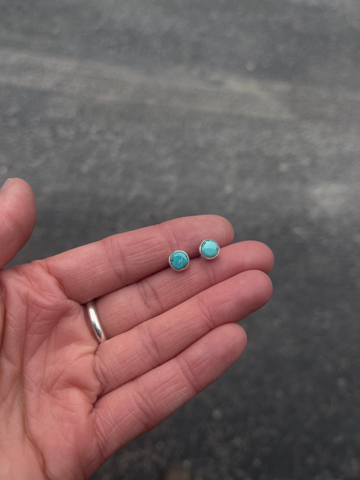 Fox Turquoise Studs
