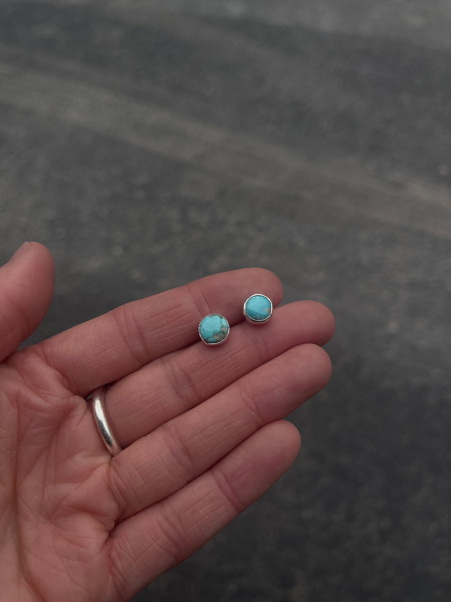 Fox Turquoise Studs