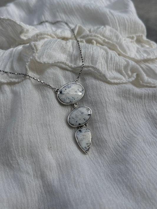 White Buffalo 3 Tier Necklace