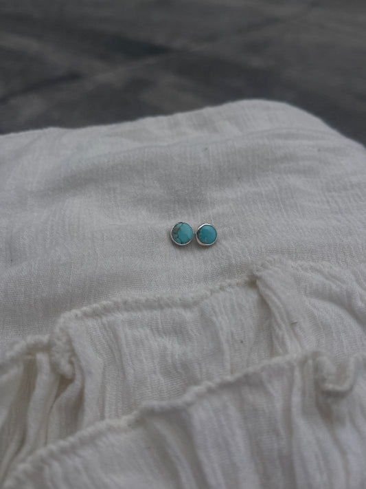 Fox Turquoise Studs