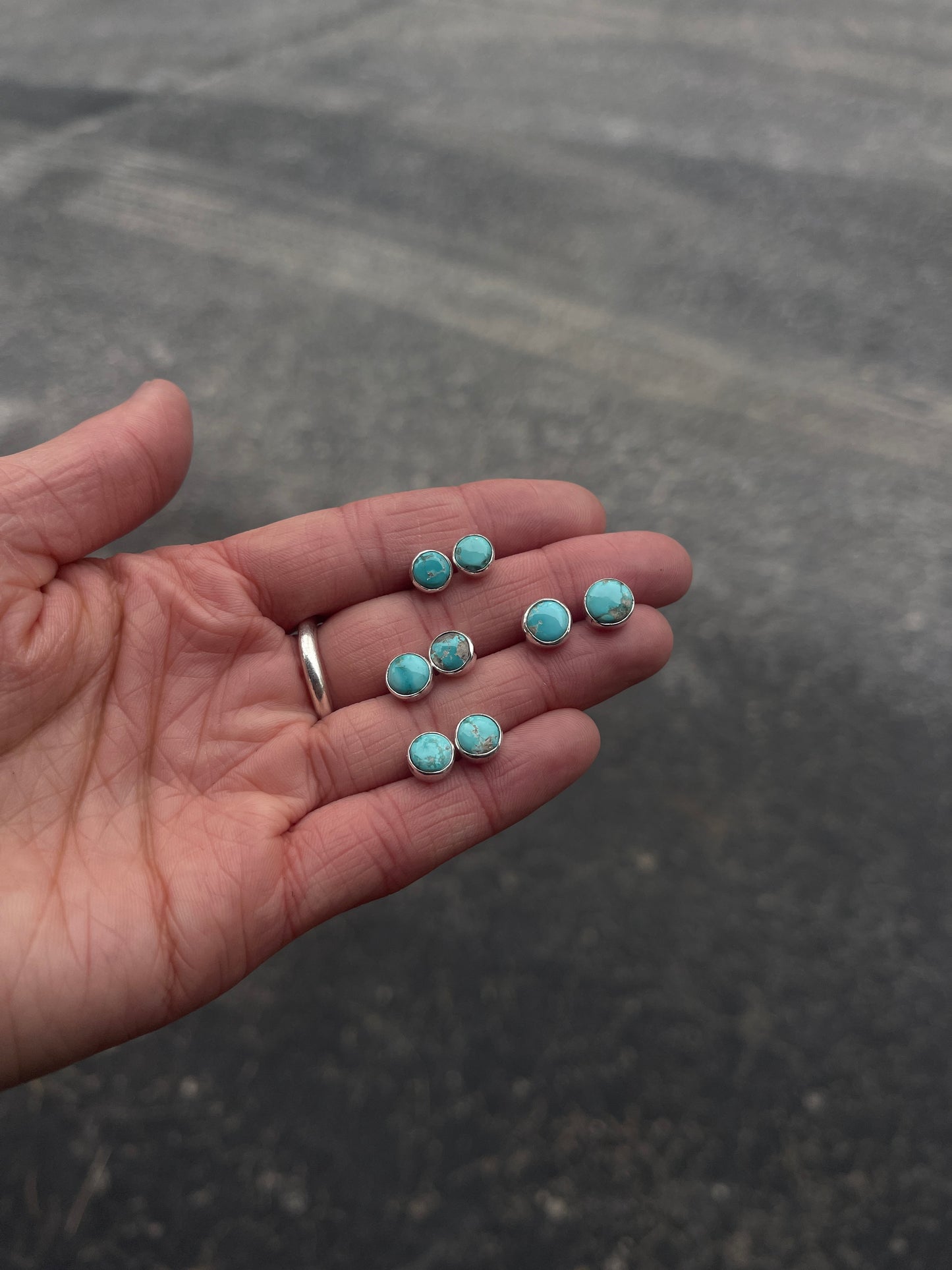 Fox Turquoise Studs