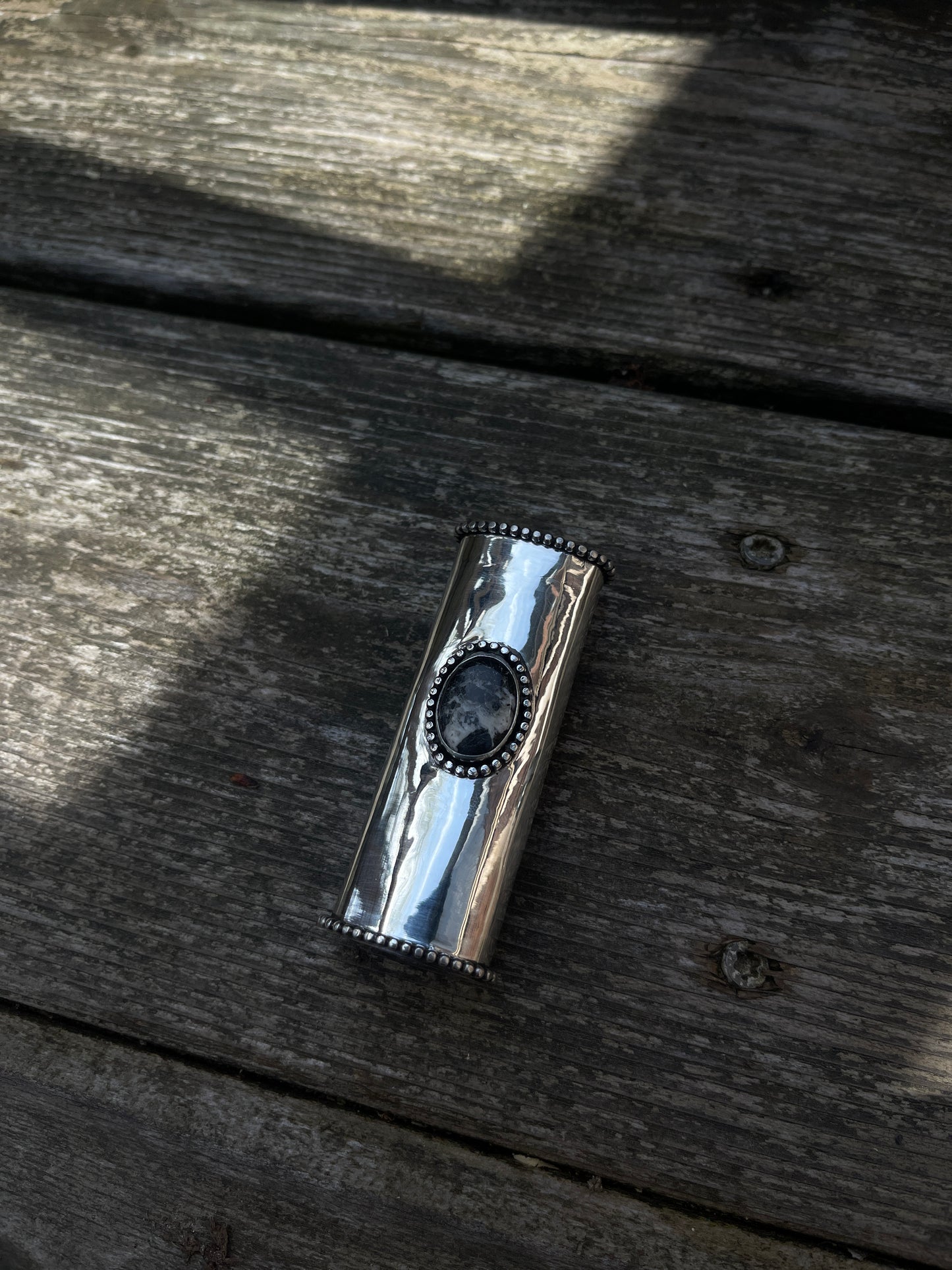 White Buffalo Lighter Case