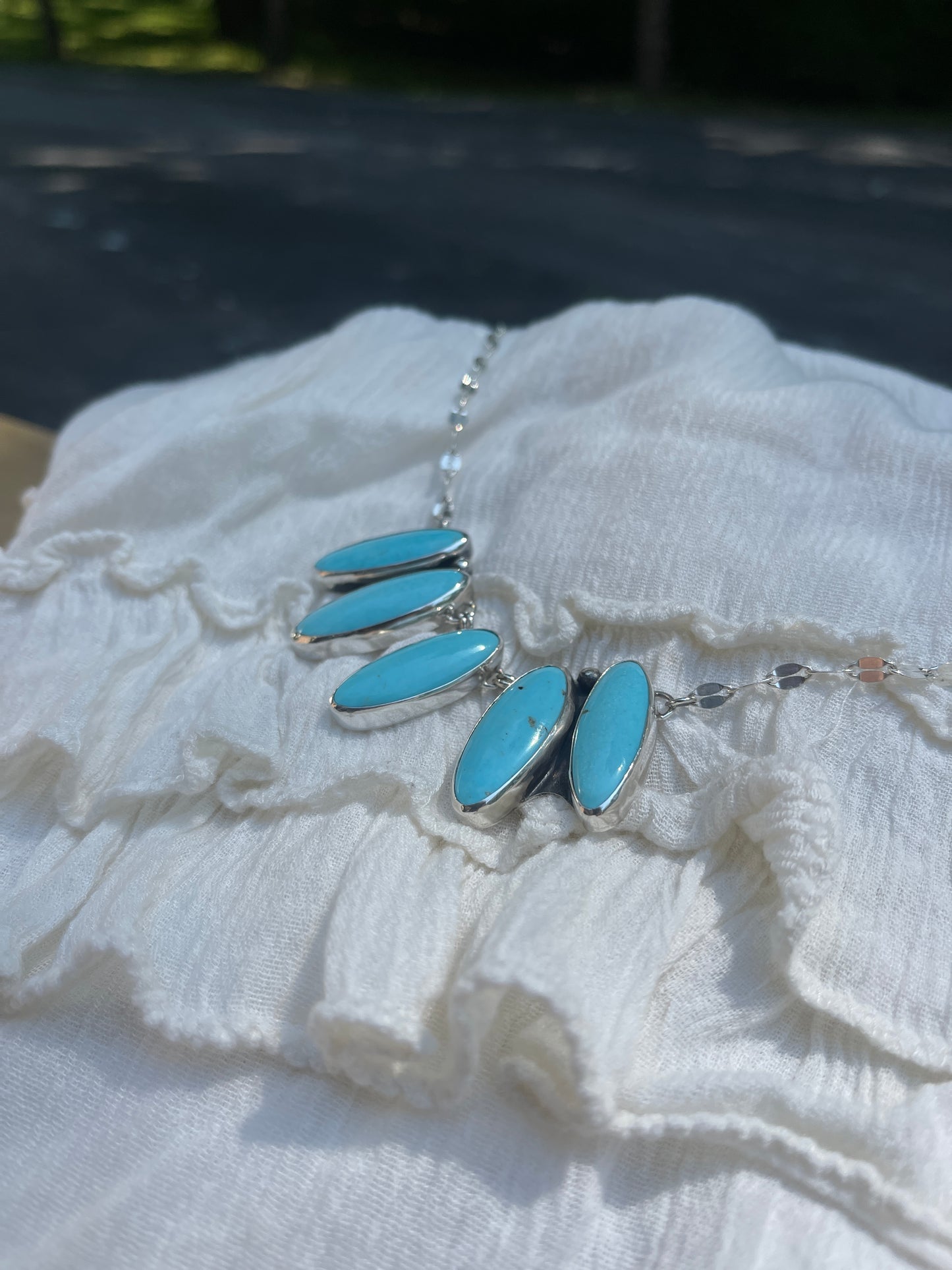 5 Stone Sonoran Turquoise Necklace | 21"