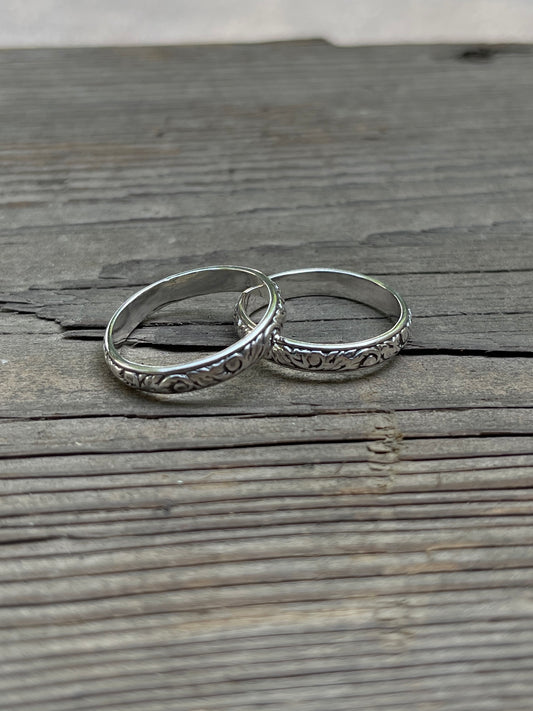 Floral Stacker Rings