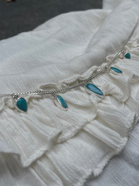 Sonoran Turquoise Multi Stone Necklace | 18"