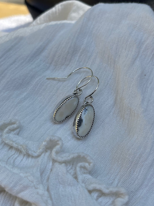 White Buffalo Earrings