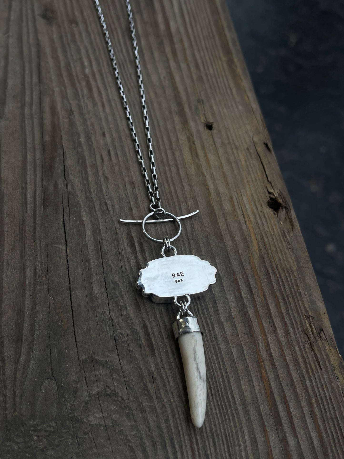 Wild Horse and Antler Necklace | 22"