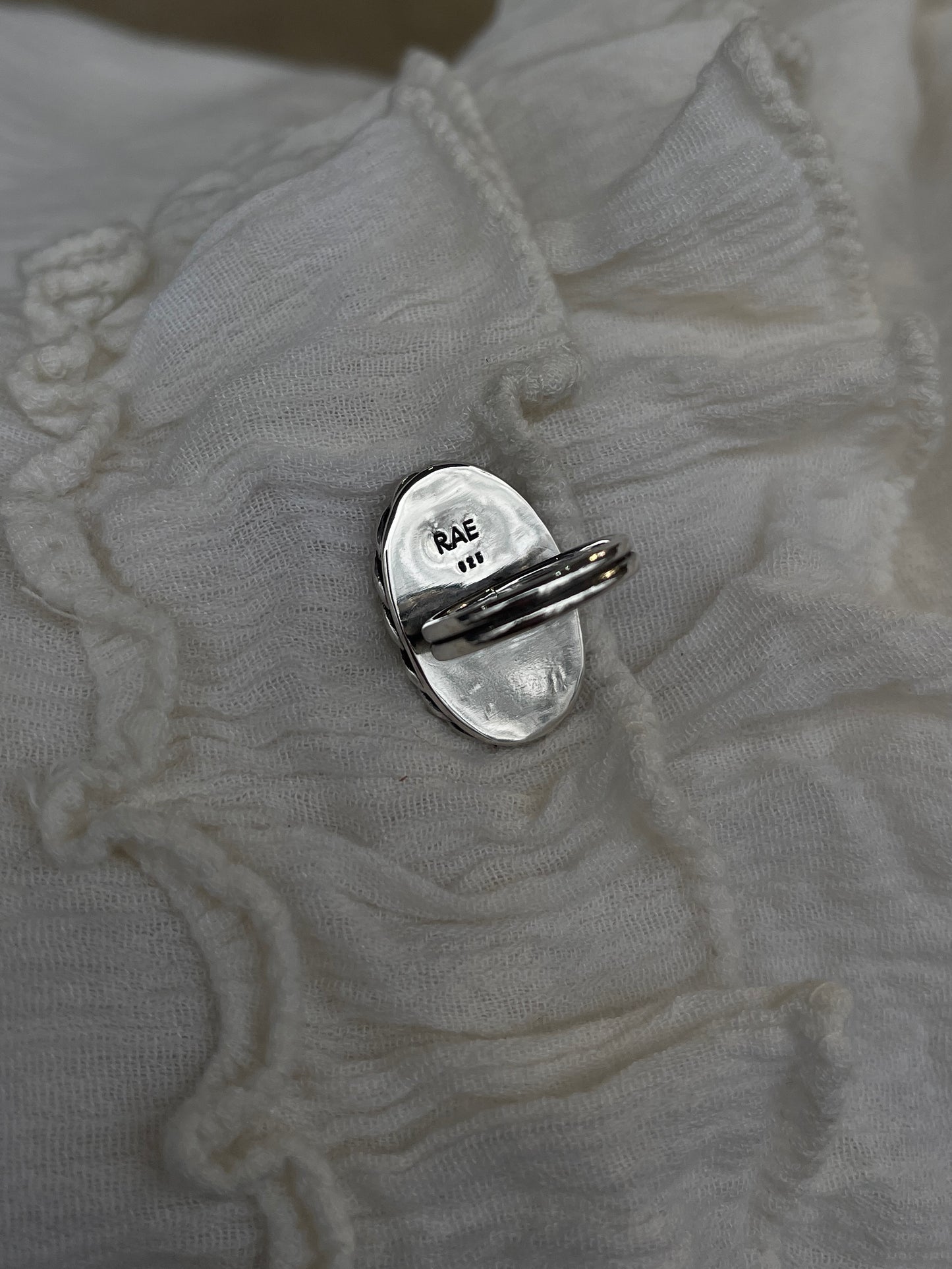 White Buffalo Ring | Size 4