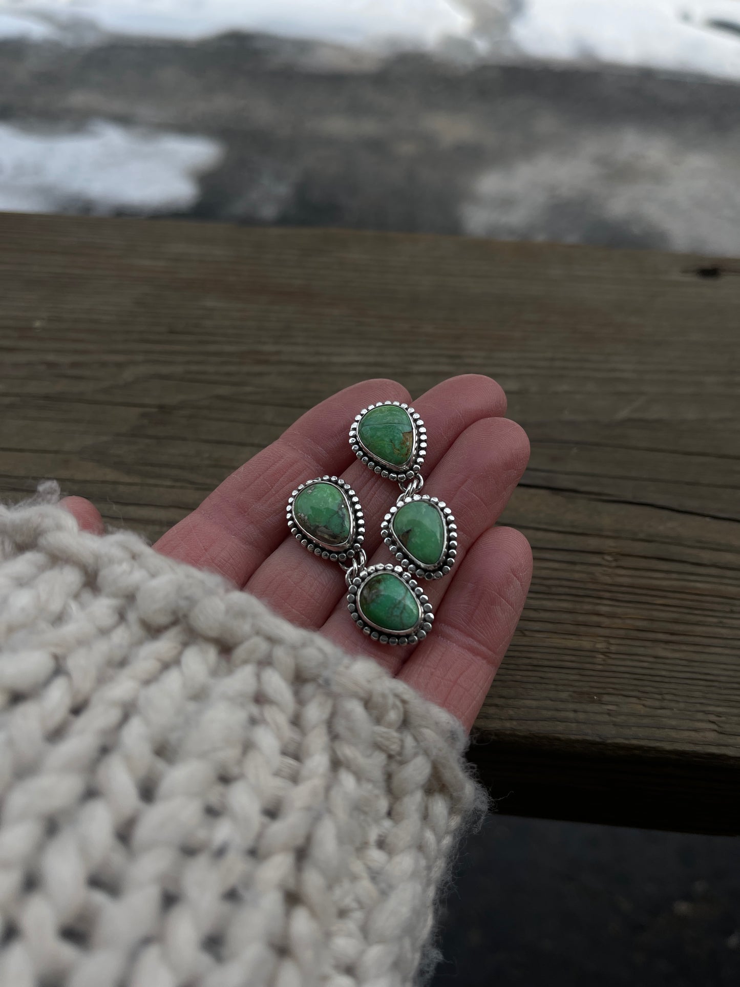 Cielo Turquoise Drop Earrings