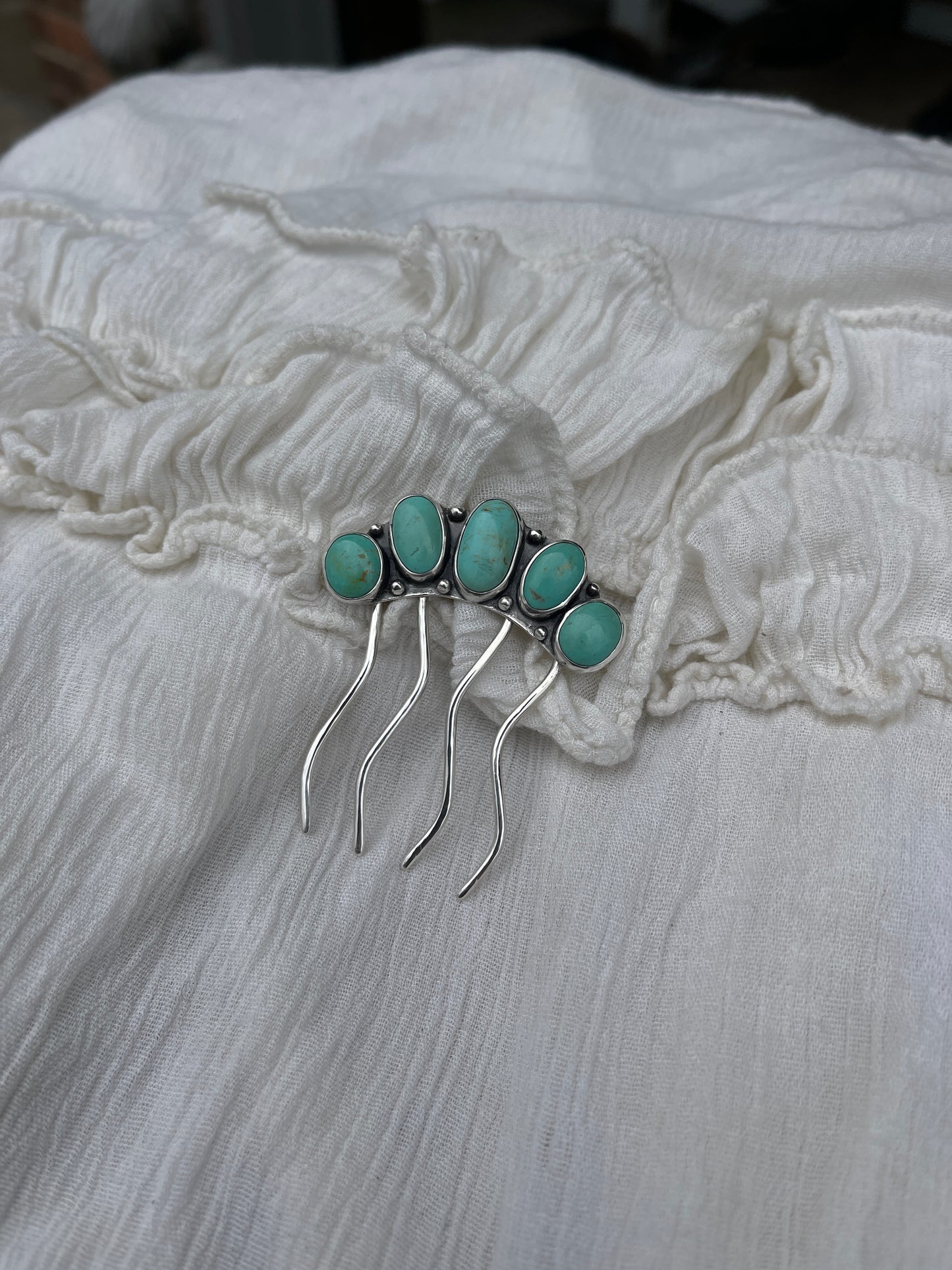 Sonoran Turquoise Hair Piece