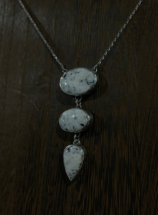 White Buffalo 3 Tier Necklace