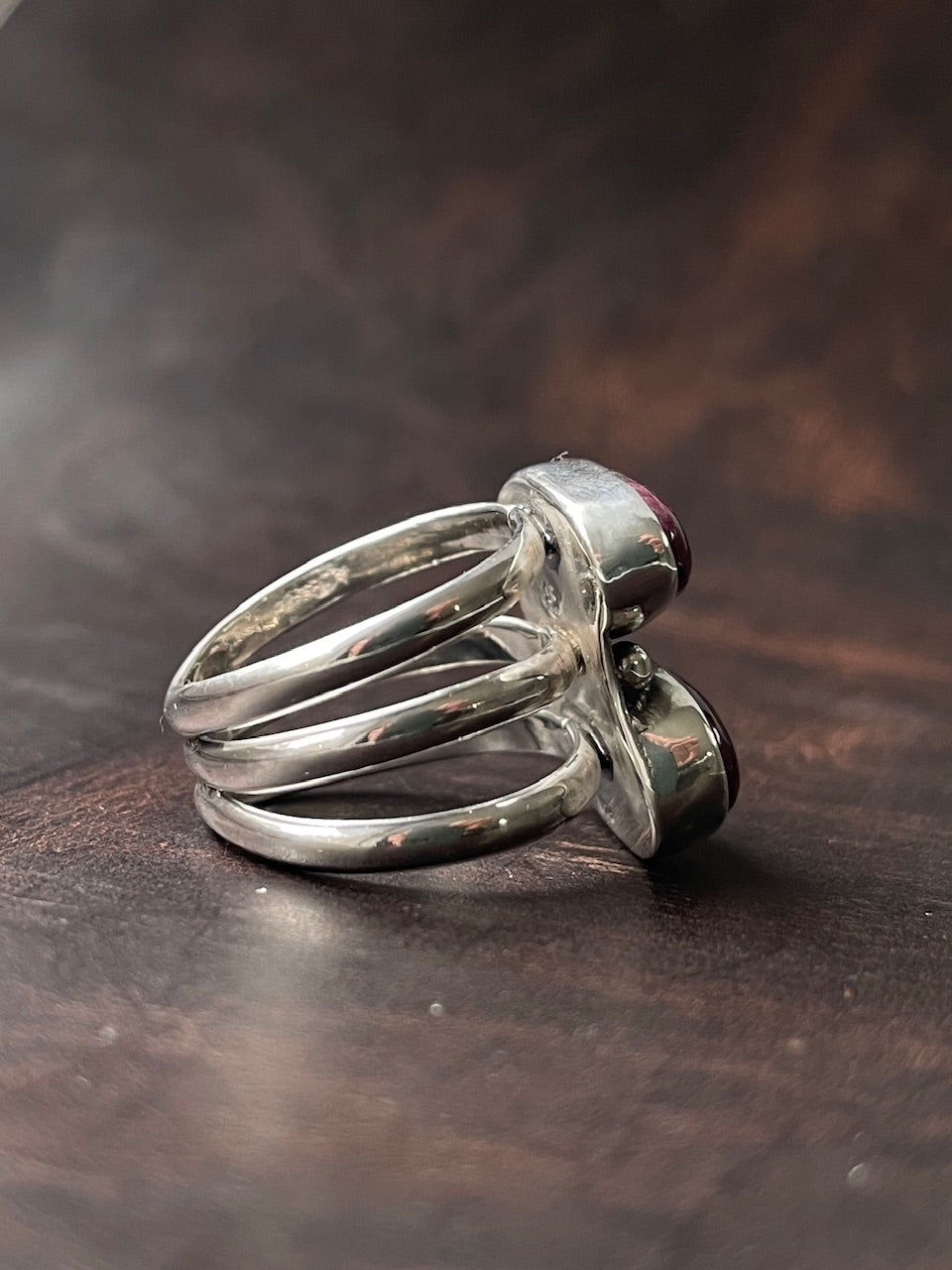 Spiny Oyster 2 Stone Ring | Size 9.5 |