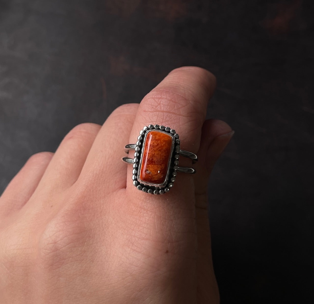 Spiny Oyster Ring | Size 7.5 |