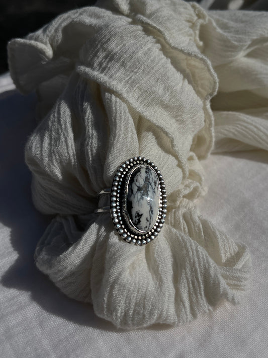 White Buffalo Ring | Size 9.5